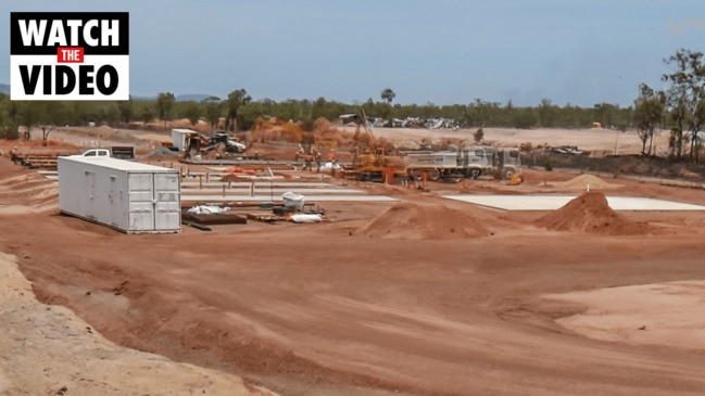 Jabiru Power Station construction timelapse