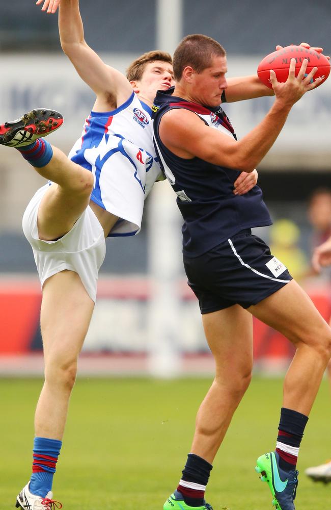 Hayden McLean playing for Sandringham Dragons in 2017.