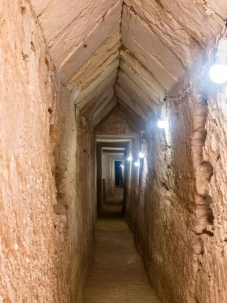 Archaeologists recently uncovered a 1.3km long tunnel under an Egyptian temple. Picture: facebook.com/tourismandantiq