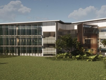 The two new proposed buildings for Sunshine Coast Grammar School. Photos: Deicke Richards Architects