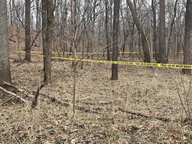 The site where Abby and Libby’s bodies were found. Investigators confirmed DNA was taken from the crime scene.