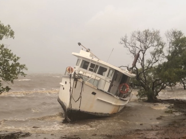 The Redland Bay area copped rough weather both Friday and Saturday night.