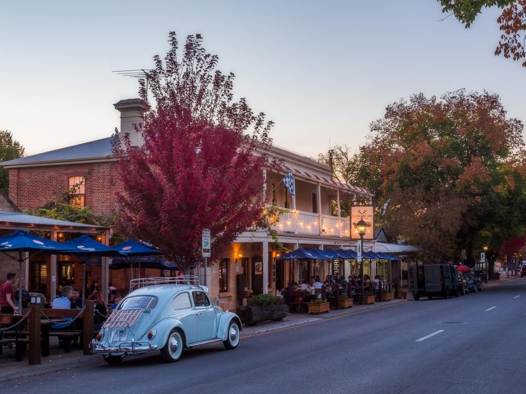 Hahndorf in the Adelaide Hills was impacted by low tourist numbers over the bushfire period. Picture: SATC/Michael Waterhouse.