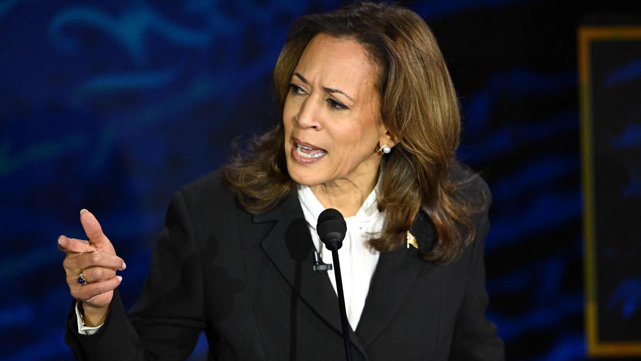 Kamala Harris would become the first female US president in history if she wins the November election. Picture: Saul Loeb/AFP