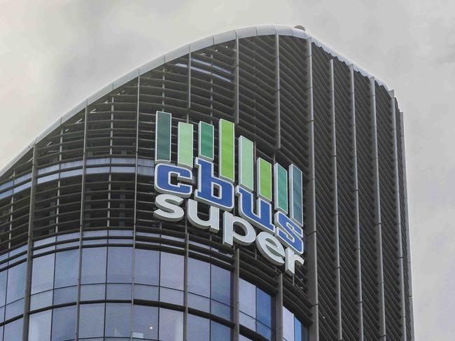 BRISBANE, AUSTRALIA - NewsWire Photos - 17 JULY 2024:  Cbus Super sign at 1 William Street, Brisbane. Picture: NewsWire / Glenn Hunt