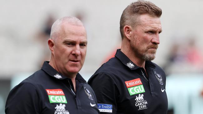 Graham Wright walked into a storm when he arrived at Collingwood. Picture: Michael Klein