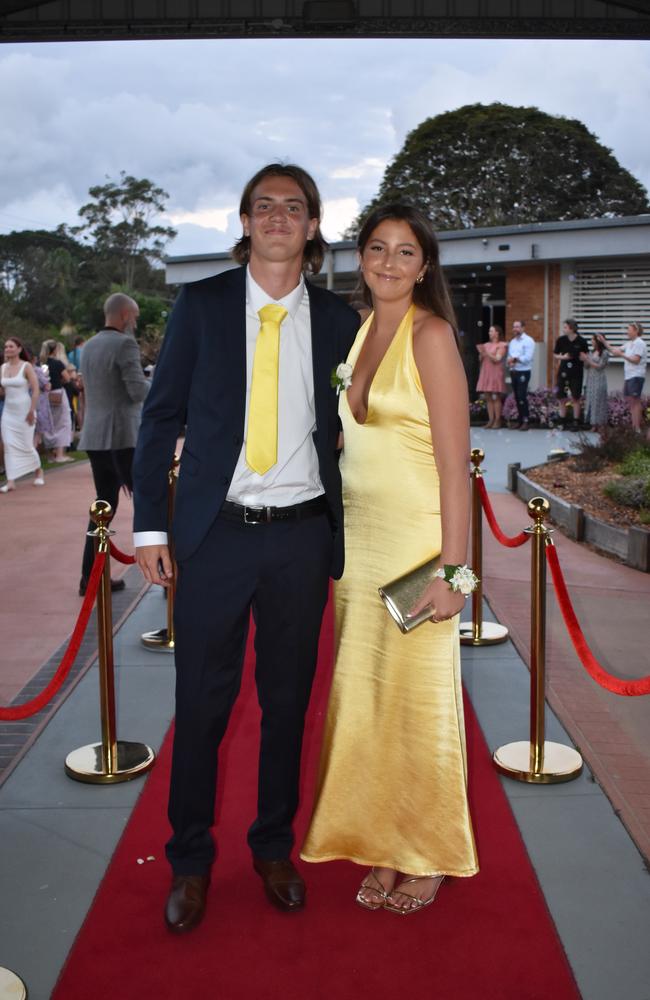 Students arrive at Noosa District State High School formal