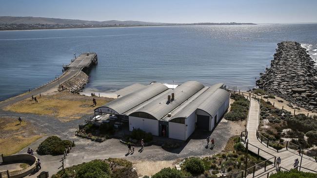 Looking over Granite Island, towards Victor Harbor. Picture: Mike Burton