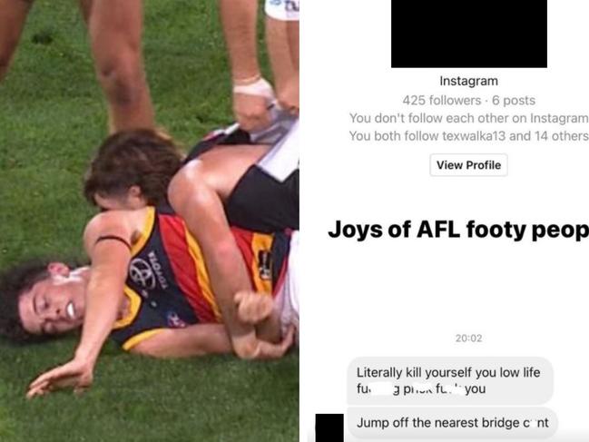 Scott Lycett called out the trolls after his ugly tackle.