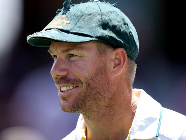 SYDNEY, AUSTRALIA - JANUARY 06: David Warner of Australia looks on during day four of the Men's Third Test Match in the series between Australia and Pakistan at Sydney Cricket Ground on January 06, 2024 in Sydney, Australia. (Photo by Jason McCawley - CA/Cricket Australia via Getty Images)