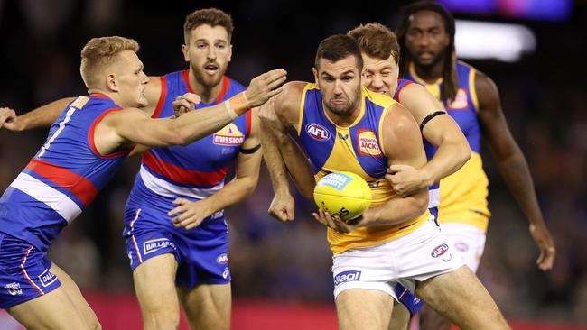 Jack Darling was the most targeted forward at the Eagles last season. Picture: Michael Klein