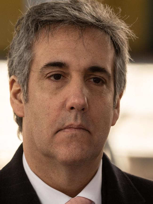 Michael Cohen, who was Trump’s atoorney. Picture: AFP