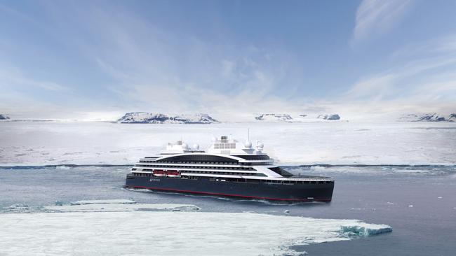 Ponant’s Le Commandant Charcot, the first hybrid electric polar exploration ship powered by LNG.