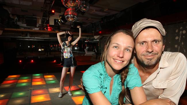 Elsewhere nightclub owners Simone Jenkins and Benny Roney and staff member Fern Gregory in background.