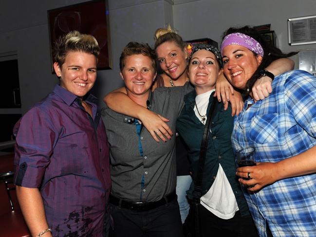 SAVVY Emma Condon, Charna Brotherton, Tee Smith, Anna Spivey and Katie Russell at the Sovereign Hotel Picture Bryan Lynch
