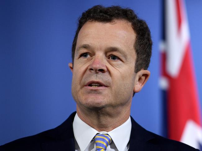 Attorney-General Mark Speakman will introduce an amendment to special care laws which will make it a criminal offence to have a sexual relationship with any student at their school. Picture: AAP Image/Dan Himbrechts