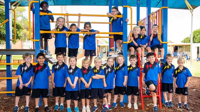 My First Year 2023: Concordia Lutheran College Hume Street Campus Prep students, February 2023. Picture: Bev Lacey