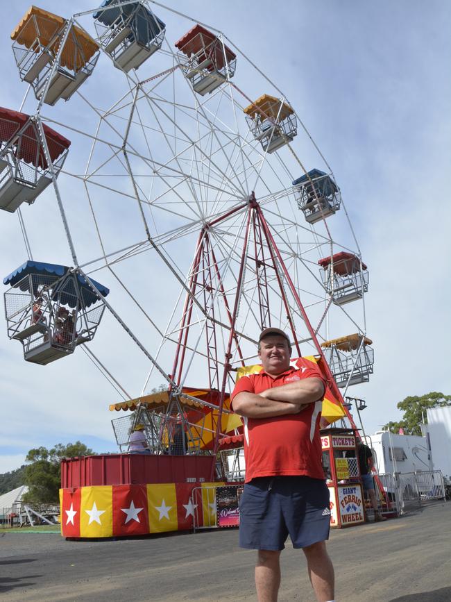 Showie Mick Brown was proud as punch to see his ferris wheel featured in the Elvis biopic. Darling Downs residents get ride the piece of movie history at the Toowoomba Show this weekend.