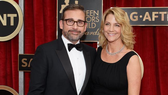 Steve Carell and his wife Nancy Carell.