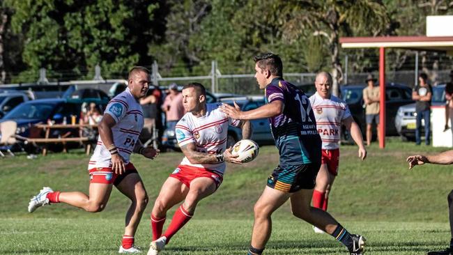 HE'S BACK: Byron Bay captain-coach Todd Carney returns to the field in NRRRL this weekend. Picture: Ursula Bentley@CapturedAus