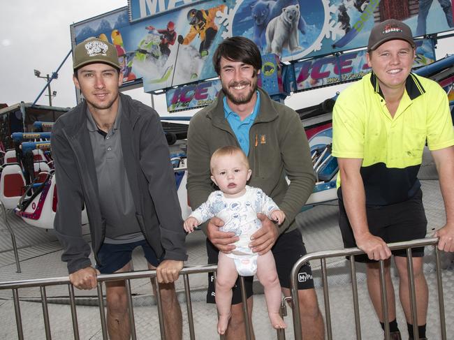 Waylon Gill, Leyton Little, Louie Little, Dean Davis at the 2024 Swan Hill Show Picture: Noel Fisher.