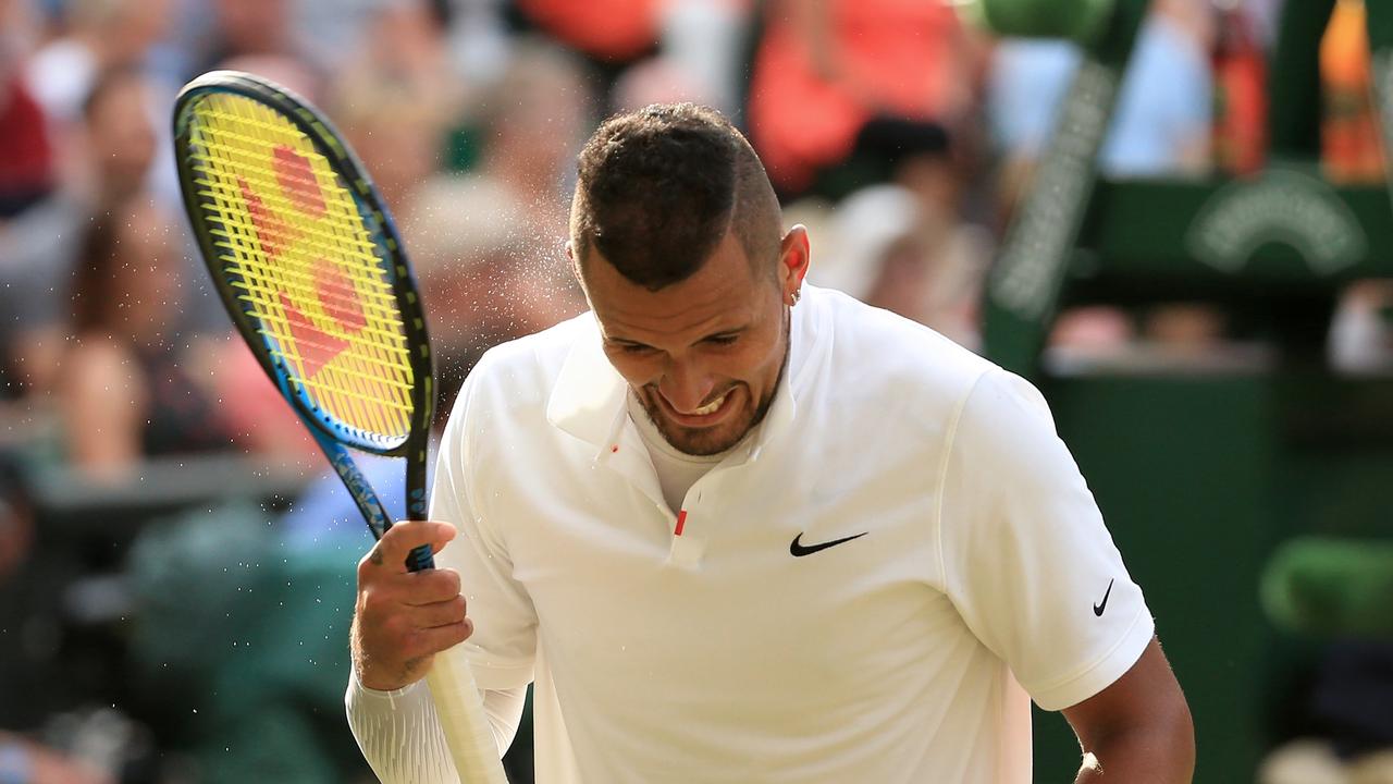 Nick Kyrgios is battling injuries. Picture: Simon Stacpoole/Offside/Getty Images