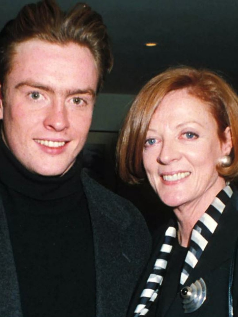 Maggie with her son Toby, now aged 55. Picture: Getty