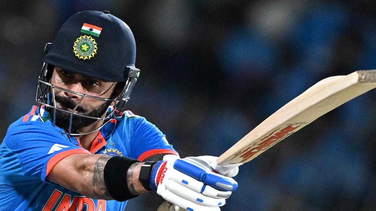 Kohli’s stand ends at 85. (Photo by Punit PARANJPE / AFP)