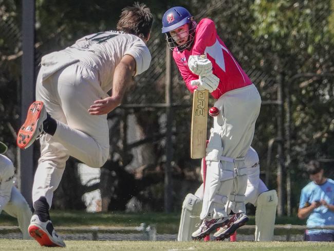 Premier Cricket: Dandenong batter Brett Forsyth. Picture: Valeriu Campan