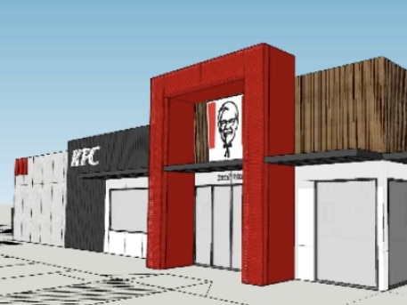 The illustration of Mudgee's KFC.