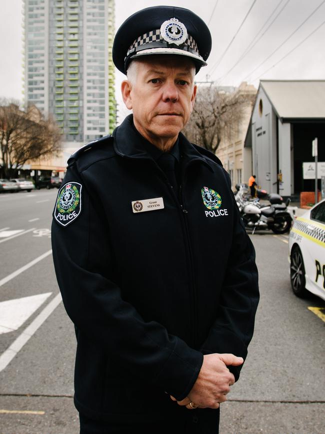 Police Commissioner Grant Stevens.