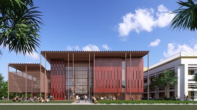 Darwin’s Civic and State Square precinct is set to undergo a $145m revitalisation, which will include the construction of a new art gallery. Picture: Supplied