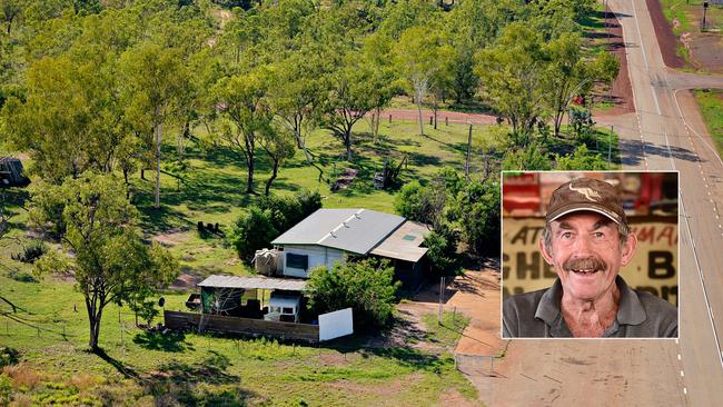 Paddy Moriarty’s home on the Stuart Hwy has stood vacant since his disappearance in December 2017.