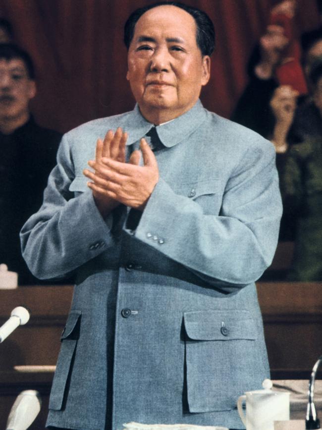 Former Chairman of the Chinese Communist Party, Mao Zedong. Picture: Getty