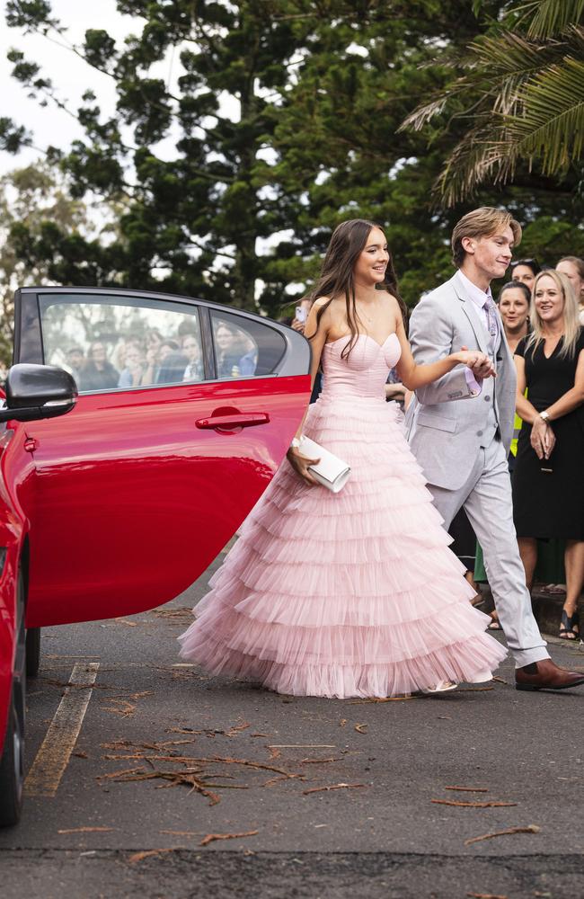 Graduates Olivia Balarezo and Caleb Field at Toowoomba Christian College formal at Picnic Point, Friday, November 29, 2024. Picture: Kevin Farmer