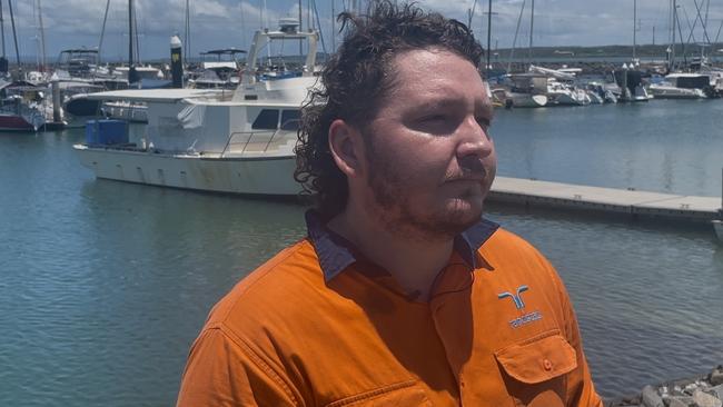 Weekend fisherman Hayden Jordan expects this type of crime to happen in big cities and not Hervey Bay.