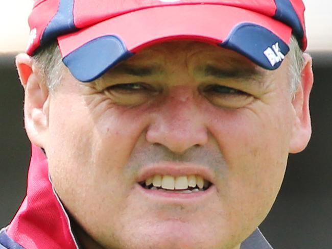 Reds Coach Nick Stiles at Reds Training. Pic Jono Searle.