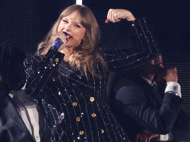 Taylor Swift performing in Sydney. Picture: David Gray/AFP