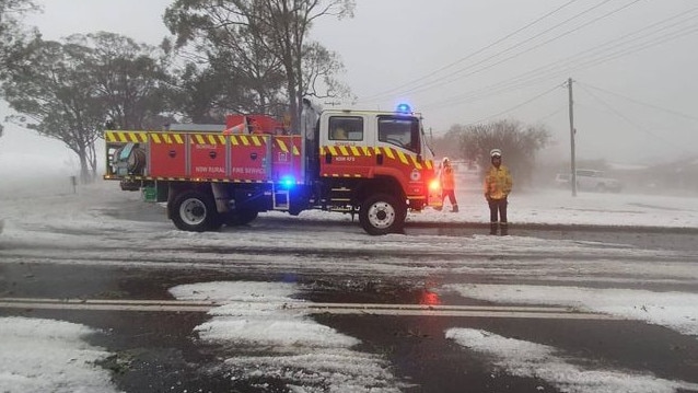 Residents of Toormina near Coffs Harbour were belted by a freak supercell on Wednesday afternoon.