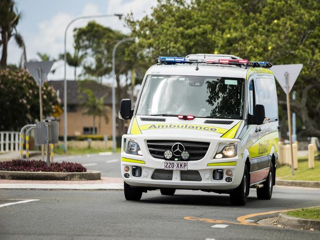 Paramedics have treated a woman for neck pain after a crash at Maroochy Blvd today.