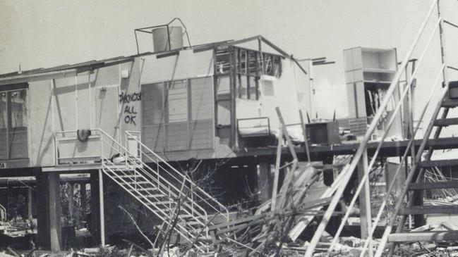 Patricia Collins offers an extraordinary first hand account of the aftermath of Cyclone Tracy, which flattened Darwin on Christmas Day 1974. Picture: Supplied