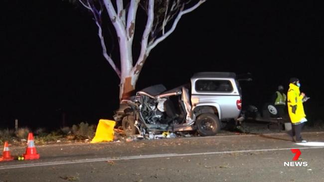 The man and his mother died in the crash, while his two sons were injured. Picture: 7NEWS