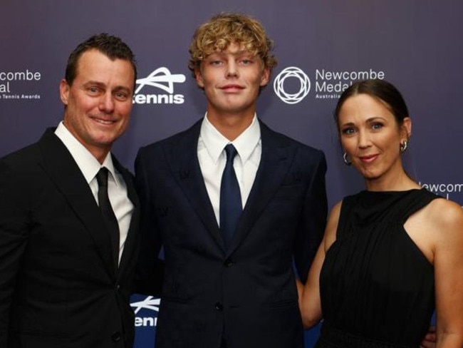 15yo Hewitt son steals show at tennis awards