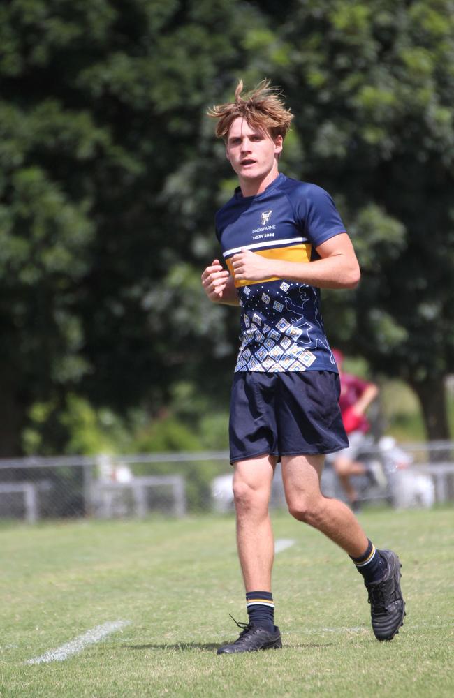 Ballymore Cup rugby action at the Albany Creek Brumbies Junior Rugby Union Club on Friday, April 12, 2024.