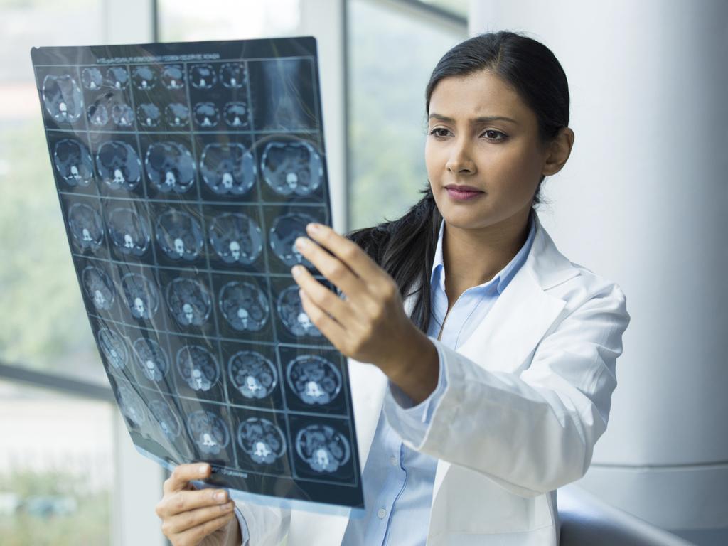 Generic photo in hospital - doctor looking at an xray (x-ray). Picture: iStock