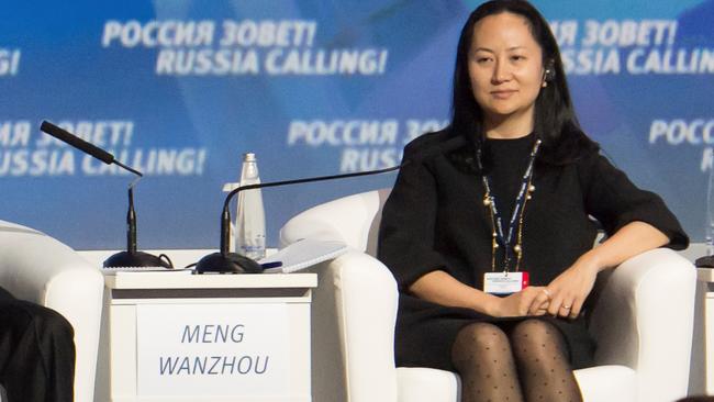 Arrested: Meng Wanzhou, the 41-year-old daughter of the founder of telecommunications giant Huawei. Picture: Reuters