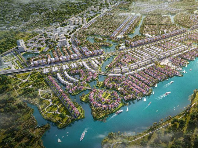 Artist impression of the Gold Coast Vung Tau development in Vietnam which draws its name and inspiration from the Gold Coast in Queensland, Australia. Picture: Supplied
