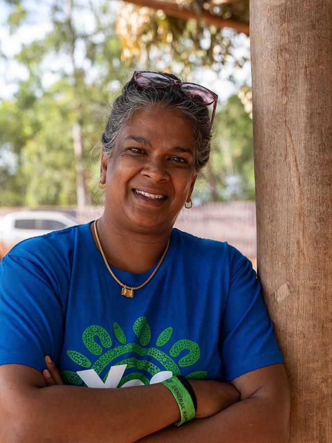 Helene Hussein Darkinjung Country at the Garma Festival 2023. Picture: Pema Tamang Pakhrin