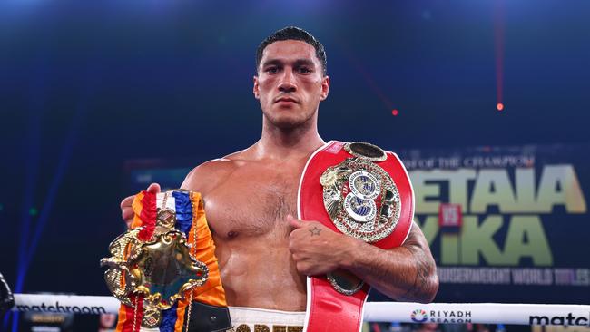 The champ. Photo by Chris Hyde/Getty Images.