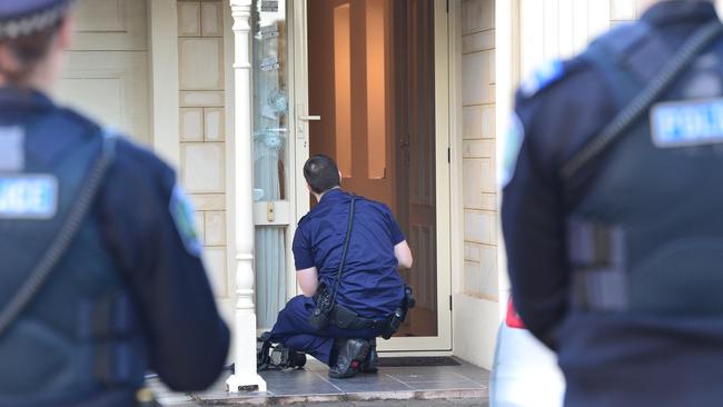 Shots fired at a house at Westbourne Park in July, 2017. Picture: AAP Image/ Keryn Stevens